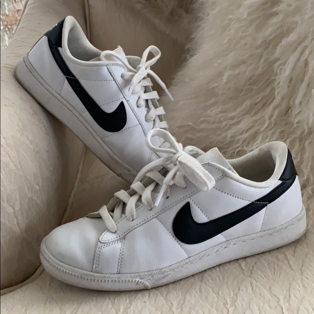 Nike white leather sneakers size 7